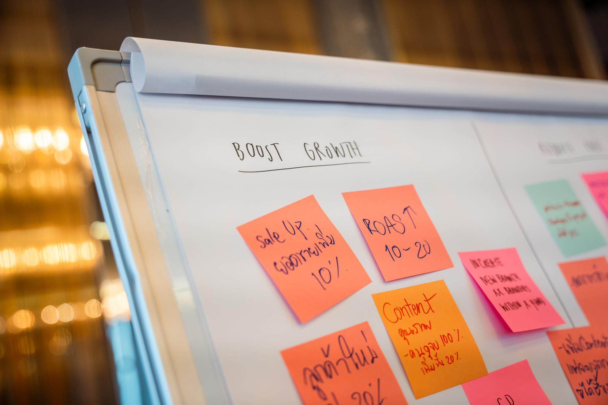 Boost Growth whiteboard